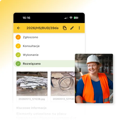H&S inspection in the Hustro app and automatic PDF report